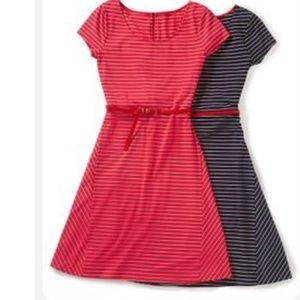 EUC Limited Red Stripe Belted Dress size M